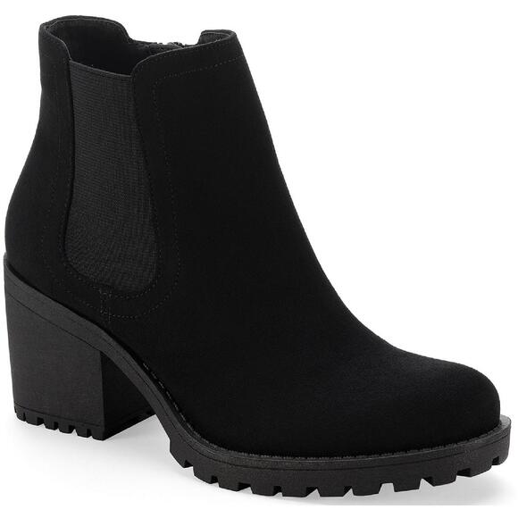 sand & stone Shoes - Sun + Stone Womens Black Morghan Ankle Boots Shoes Size 9M
